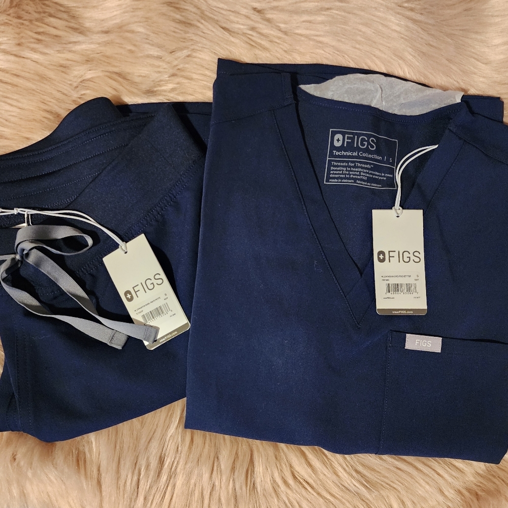Figs Scrub Set Navy-S/SP